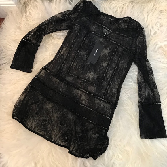 THAKOON Lace Long Sleeve Top/Dress - Picture 4 of 7